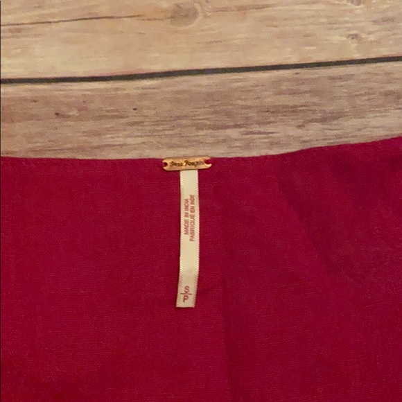 Free People pink wrap top small - Picture 3 of 5